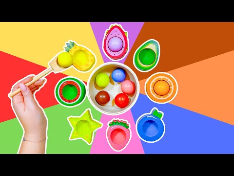 Color Sorting & Fruits for Toddlers | Educational Activities for Toddlers