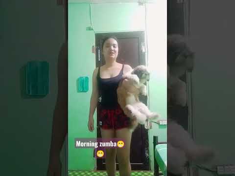 Morning Exercise with mocha #shorts #zumba #dogsbestfriend #doglover #happylife