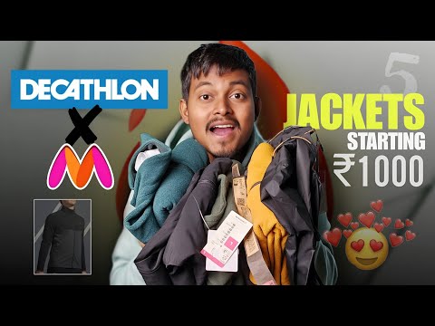 Big Brand DECATHLON MEN JACKETS Starting ₹1000 | Myntra Haul