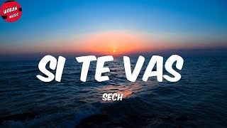 Sech - Si Te Vas (Letra/Lyrics)