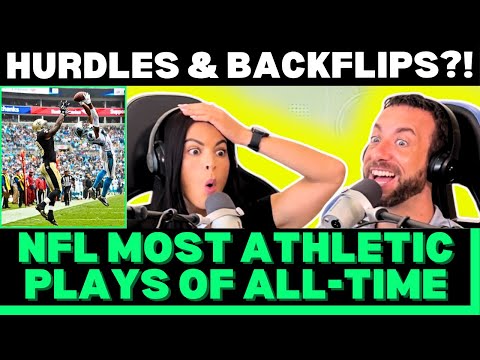 Canadians React To The NFL's Most Athletic Plays of All Time!