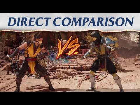 MK1 vs MK11 Direct Character Comparison – Mortal Kombat