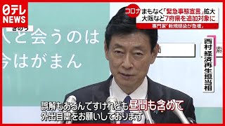 「新型コロナ」西村大臣“外出自粛 夜だけでなく昼間も” 野党追及（2021年1月13日放送「news every.」より）