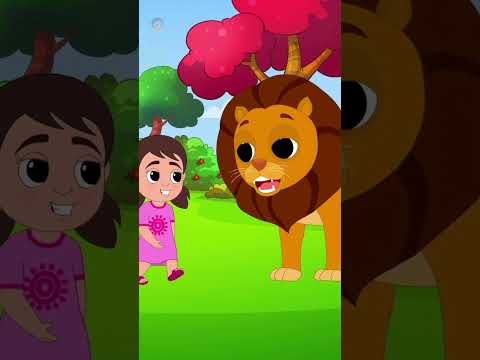 The Lion Song Singho Mama, সিংগো মামা, Bengali Rhyme #kidssong #trending #animals #viralshorts