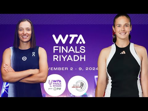 LIVE: TENNIS: #WTAFinalsRiyadh :GROUP STAGE: 3st: IGA SWIATEK - Daria Kasatkina (-) #07/11/2024