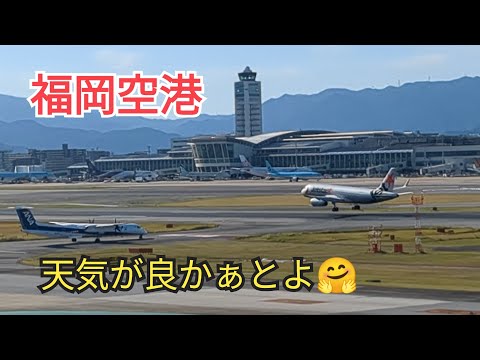 [Fukuoka Airport] The weather is good😍23-10