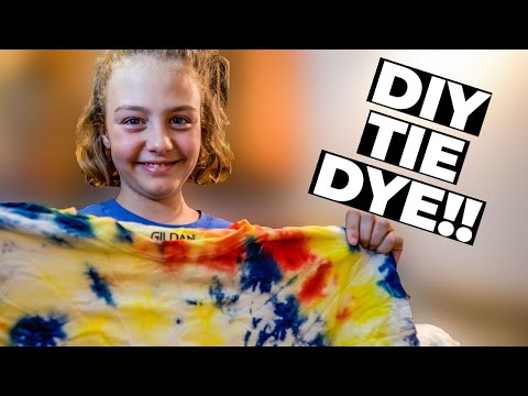 AT HOME TIE DYE KIT | DIY Tie Dye | FUN BIRTHDAY ACTIVITY