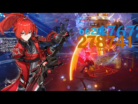 DILUC C6 Furina VS Mechanical Array 35 sec Abyss 12-1-1