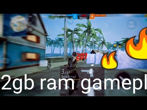 2gb ram free fire gameplay ︳desert eagle headshot trick 2gb ram😭