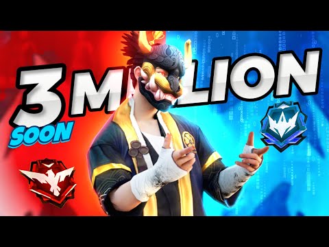 Road To 3M😡24 Hour Top 1 Push🔥*Day 1*GrandMaster Live - Garena Free Fire Max #shorts #shortfeed