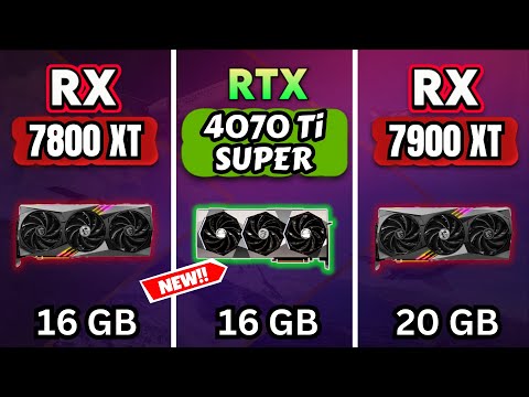 RTX 4070 Ti SUPER vs RX 7900 XT vs 7800 XT - BEST BUDGET KING ???