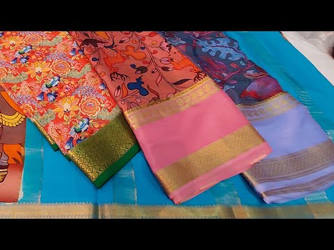 chickpet wholesale semi mysore crepe saree's special offers| fancy & designer courier available