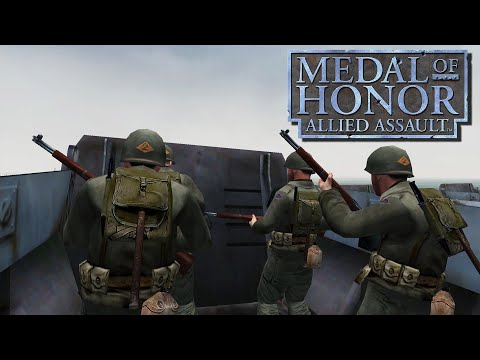 Medal of Honor Allied Assault D-Day Full Mission Gameplay (PC HD)