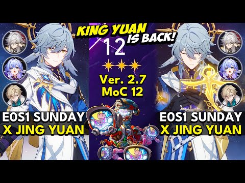 E0S1 Sunday x Jing Yuan | Memory of Chaos Floor 12 3 Stars | Honkai: Star Rail | Early Access