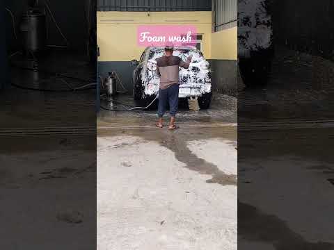 Tata Nexon XZ+ Foam wash #shorts #shortsvideo #nexonxz #nexon #trending #viral