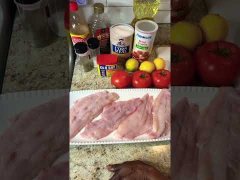 Catfish & Red Fried Tomatoes Coming Soon….. #cooking #mattieskitchen