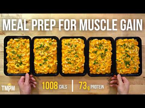 Big Boy Mac & Cheese | High Calorie, High Protein Meal Prep for Muscle Gain | 73g of Protein