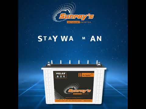 🌟 Sunrays Tubular Batteries: Powering Your Future 🌟 #batterysolutions   #battery  #tubularbattery