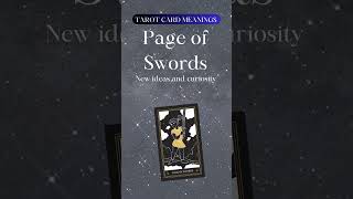 The Page of Swords Tarot Card: Curiosity and Communication | Tarot Talks Short #tarot #tarotreading