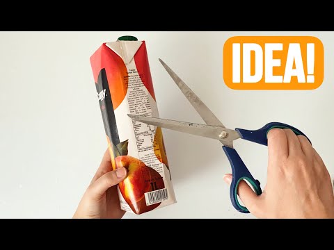 Amazing Recycling Idea with Juice Box!