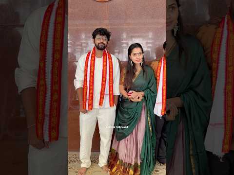 Bigg Boss Shobha Shetty With Husband Yashwanth Reddy at Vijayawada Kanaka Durga Temple | Shobha