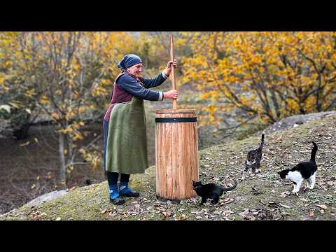 Harvesting Chestnuts and The Oldest Method of Butter Making!🧈