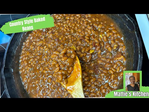 Easy Country Style Baked Beans Recipe / Mattie's Kitchen