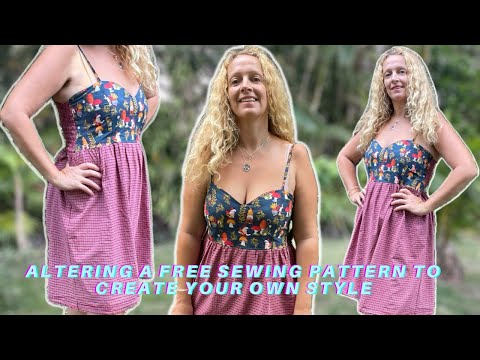 Transforming A Free Sewing Pattern Into Personalized Fashion