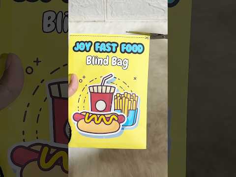 Joy Fast Food🍕 Blind Bag #blindbag #asmr #squishy #insideout2 #unboxing #craft #food #joy