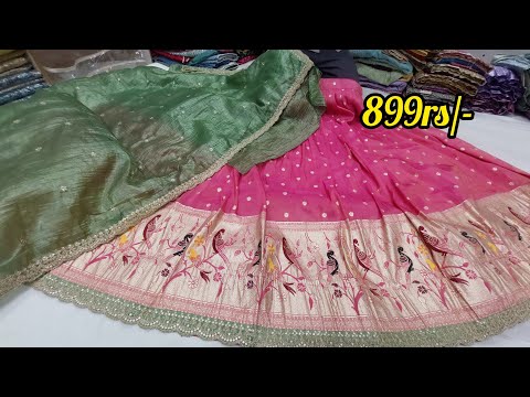 chickpet wholesale partywear lehenga collection @899rs| single piece courier available