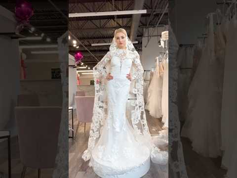 Recreating Lily Collins’s gorgeous wedding dress🤍 #weddingdress #lilycollins