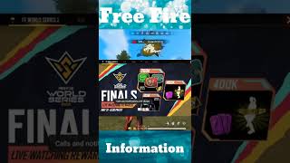 Free Fire World Series redeem code