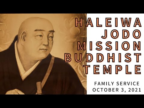 2021 October Haleiwa Jodo Mission Buddhist Temple Virtual Family Service