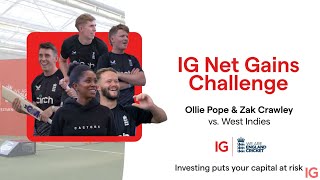 IG Net Gains Challenge - Ollie Pope v Zak Crawley - Super over