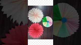 simple paper crafts for home decoration/123Easy paper crafts/ طريقة عمل زينة بالورق#shorts