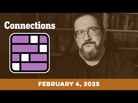 Doug Plays NYT Connections 2/4 (New York Times Puzzle Game)