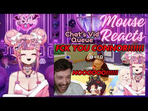 Mouse Reacts to Kuro's Mario Party Mental Breakdown