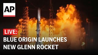 LIVE: Blue Origin launches New Glenn rocket on first test flight