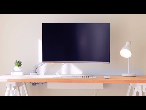 Work from Home Office Setup - Workspace + DIY Ikea Desk Setup 2021