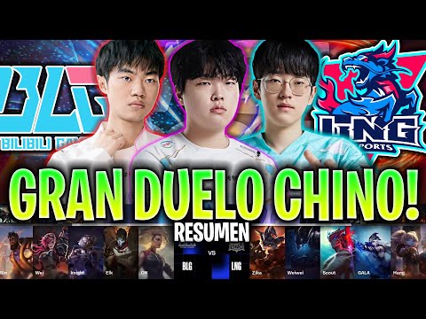 EMPIEZA EL GRAN DUELO ENTRE CHINA! | BLG vs LNG RESUMEN SWISS STAGE WORLDS 2024 LVP ESPAÑOL