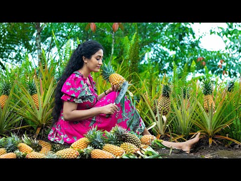 Pineapples rock|Drilled them,squeezed them and steamed for ambrosial taste |Poorna-The nature girl