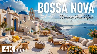 Aegean Paradise - Peaceful Bossa Nova Jazz with Stunning Beach Views ~ Relaxing Jazz Playlist