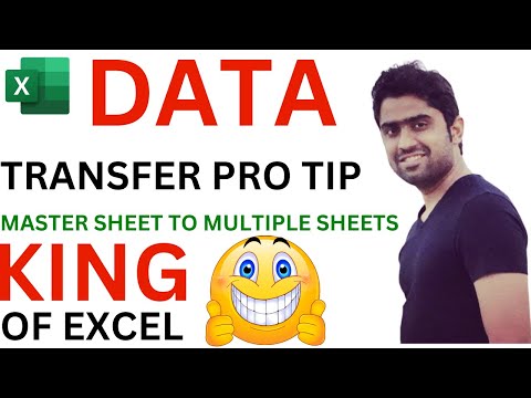 Data Transfer from Master Sheet to Multiple Sheets in Excel 🔥