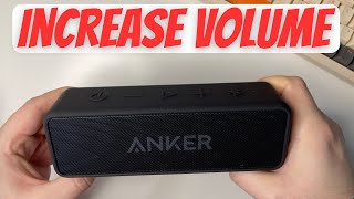 How to Increase Volume on Anker Soundcore 2 Bluetooth Speaker