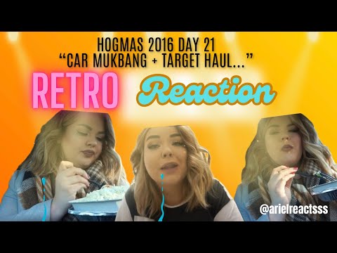 HOGMAS 2016 DAY 21 "CAR MUKBANG + TARGET HAUL..."--RETRO REACT!