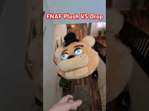 FNAF Plush VS Drop 😱 #fnaf #fivenightsatfreddys #fnafmemes