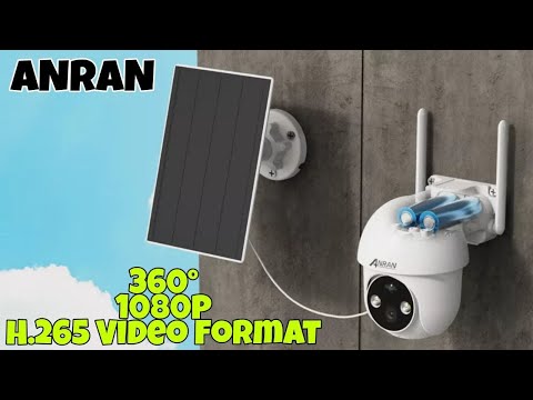 ANRAN CCTV Cameras with Solar Panel