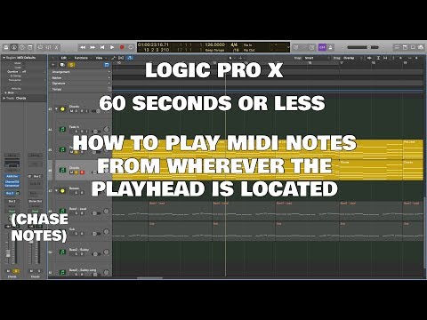 Logic Pro X - 60SOL: How To Play MIDI From Any Position Of The Note