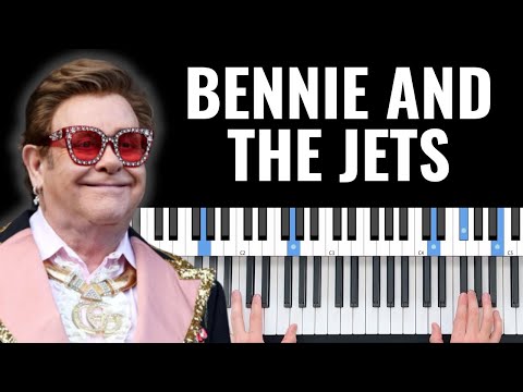 Bennie And The Jets Piano Tutorial - How to Play It Like Elton John