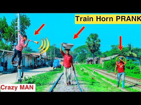 Update Viral Train Horn PRANK!! Best of Train Horn Prank on Public...